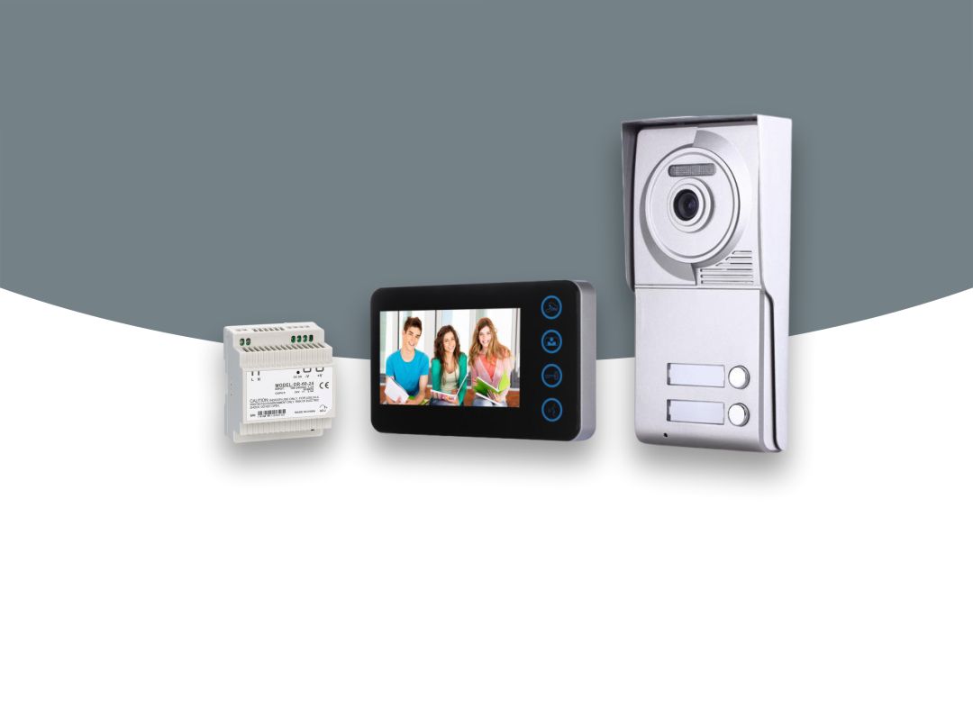 Θυροτηλεόραση κατοικίας με 2 κουδούνια 