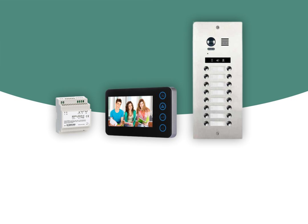 Θυροτηλεόραση πολυκατοικίας με 16 κουδούνια